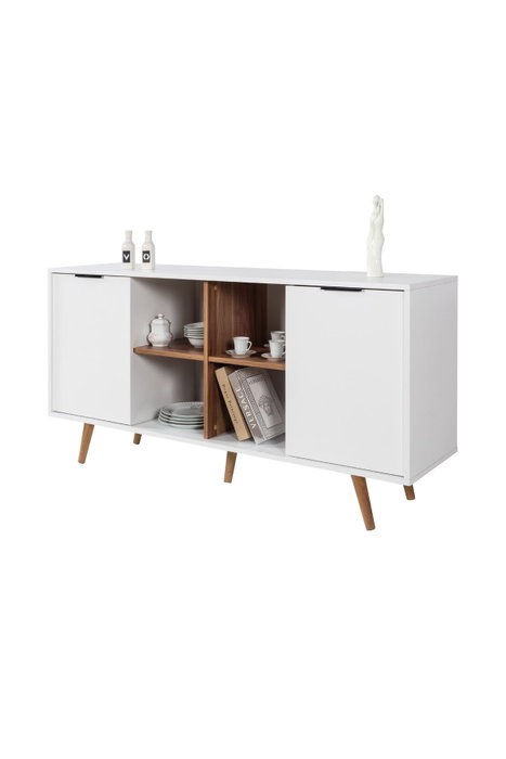 Hanah Home Sina 4618 Consola Blanco y Nogal Hanah Home Sina 4618 Consola Blanco y Nogal